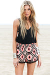 Neamon Aztec Print Shorts - Haute & Rebellious