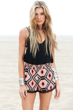 Neamon Aztec Print Shorts - Haute & Rebellious
