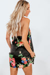 Floral Satin Romper