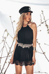 Halter Dress - Black