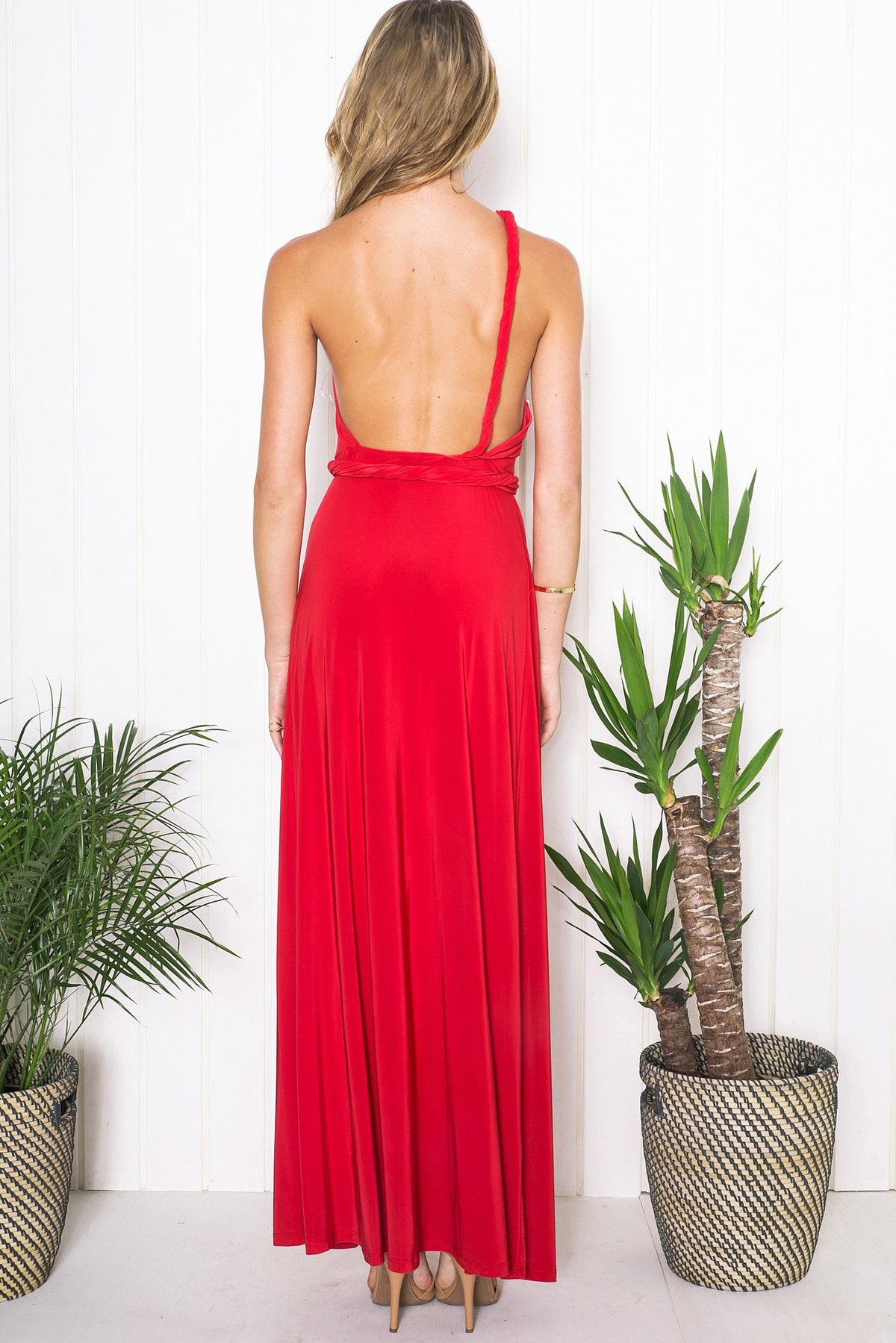 Evadne High-Slit Maxi Dress - Haute & Rebellious