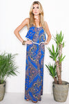 Maia Paisley Print Maxi Dress - Haute & Rebellious