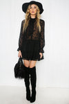 Deidra Ruffle Long Sleeve Dress - Haute & Rebellious
