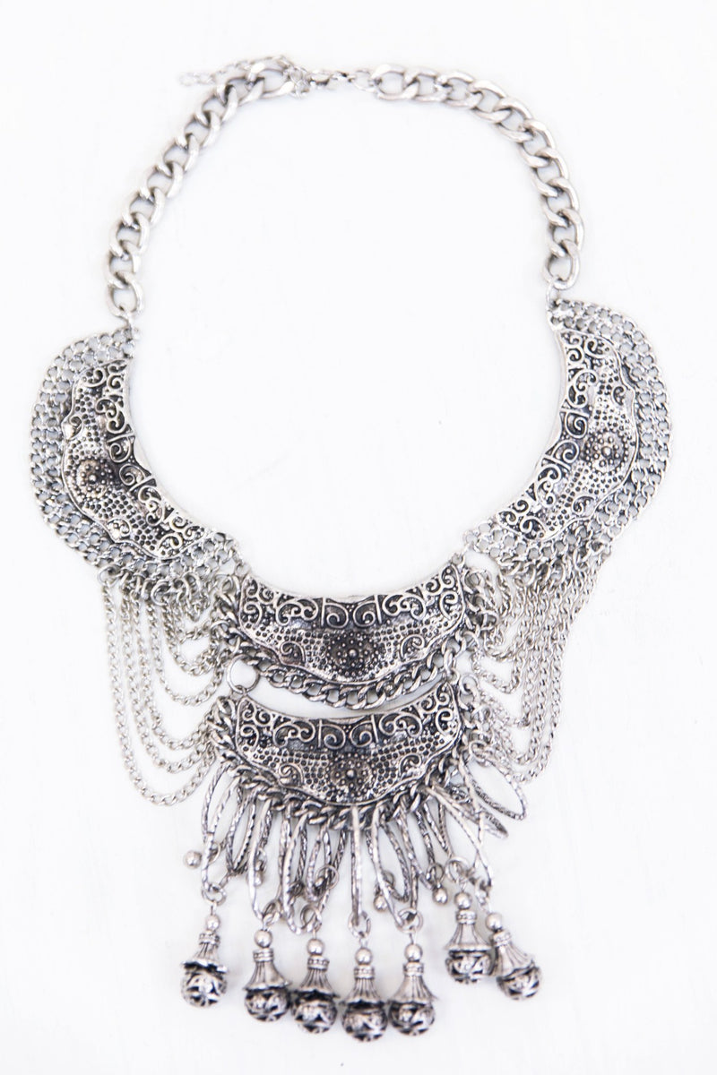 Greulon Metal Detailed Necklace - Haute & Rebellious
