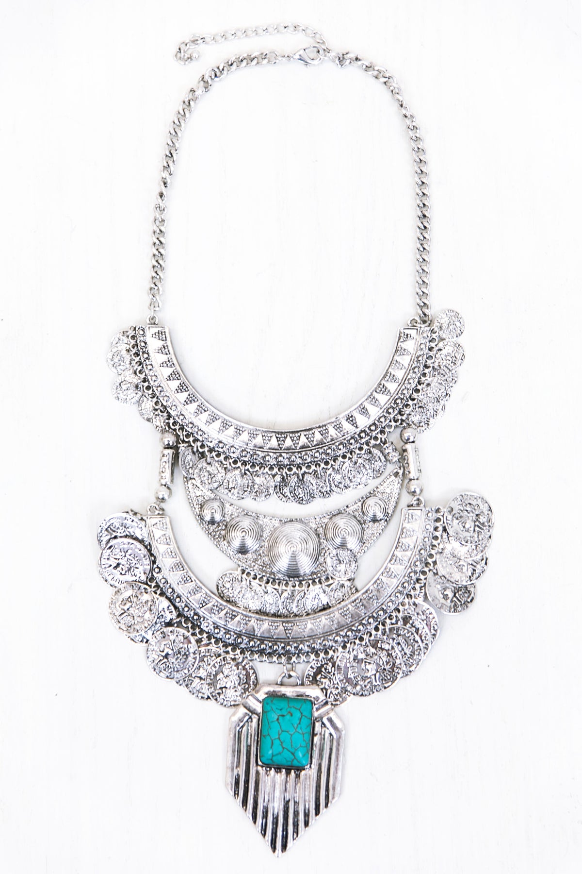 Pharaoh Metal Statement Necklace - Haute & Rebellious