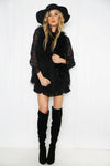 Deidra Ruffle Long Sleeve Dress - Haute & Rebellious