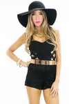 STACIE LACE SHORTS - Black - Haute & Rebellious