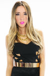 STRAPPY CUTOUT CROP TOP - Haute & Rebellious