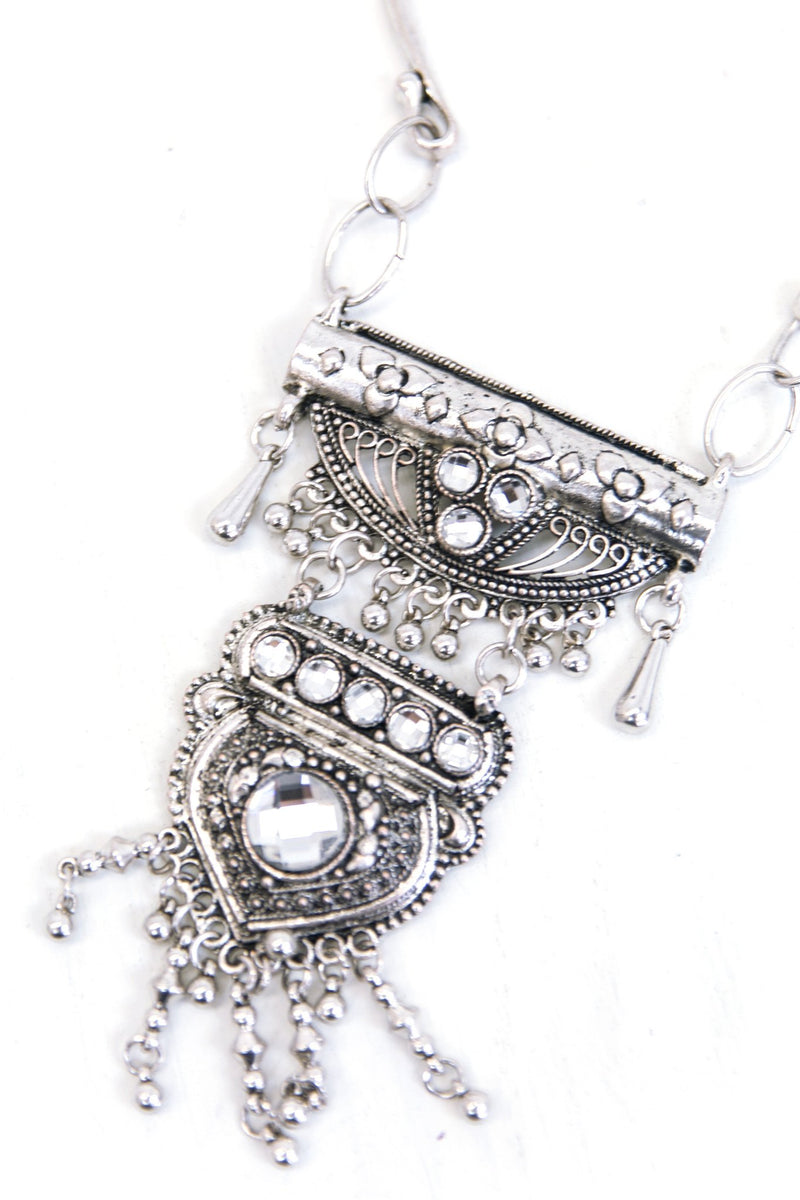 Mohikan Metal Pendant Necklace - Haute & Rebellious