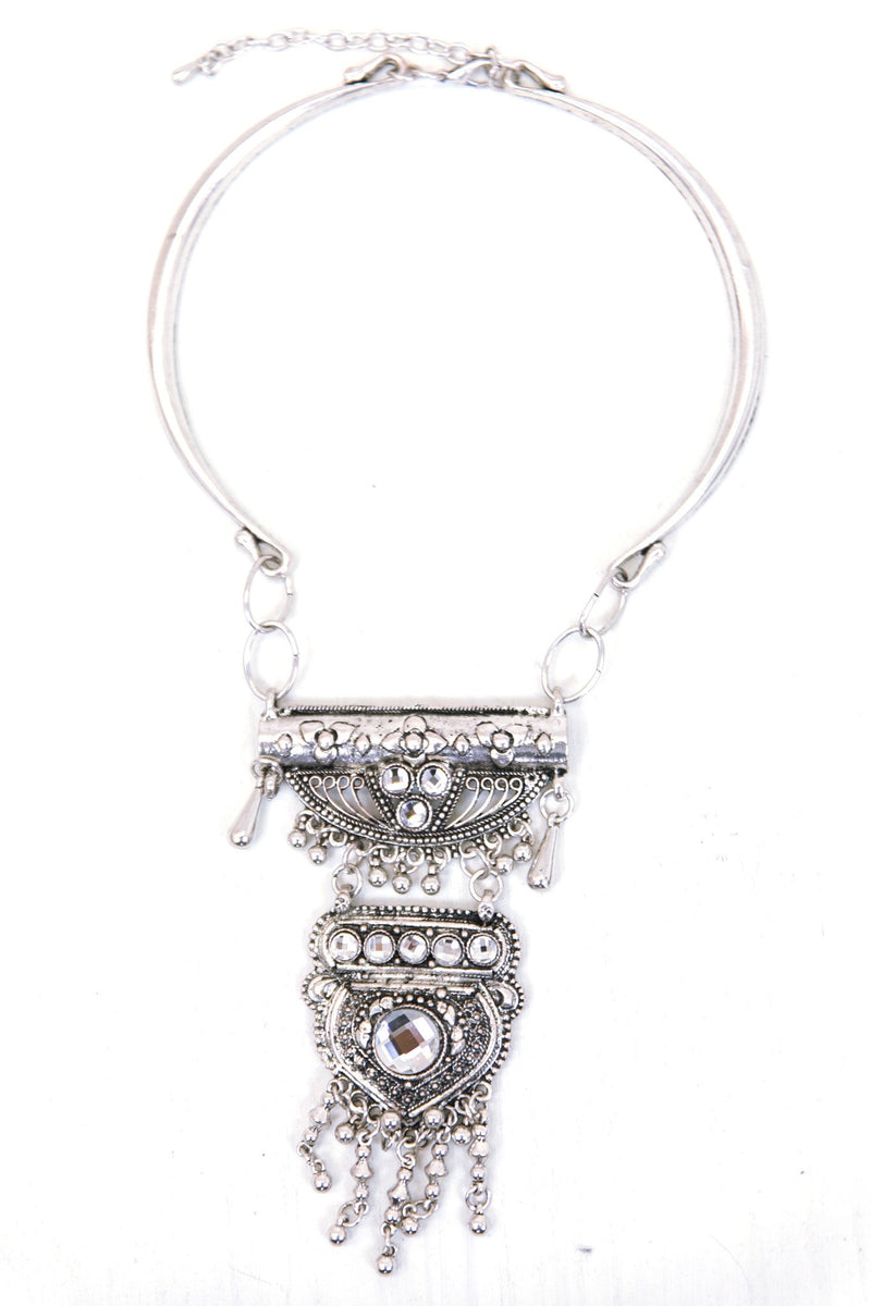 Mohikan Metal Pendant Necklace - Haute & Rebellious