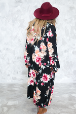 Follow Me Anywhere Floral Kimono