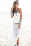 Meadow Strapless Crochet Maxi Dress - Haute & Rebellious