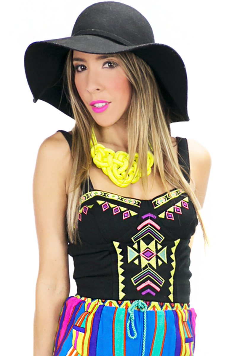 TRIBAL EMBROIDERY BRALETTE - Haute & Rebellious