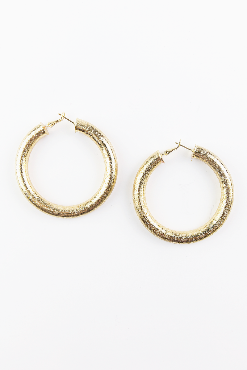 Stay Away Hoop Earrings - Haute & Rebellious