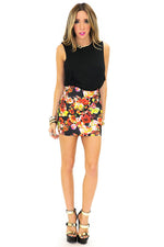 FLORAL BANDED SKIRT - Haute & Rebellious