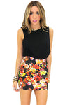 FLORAL BANDED SKIRT - Haute & Rebellious