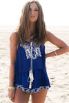 Santorini Embrodiery Top - Haute & Rebellious