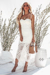 Body-Con Crochet Midi Dress