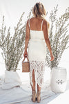 Body-Con Crochet Midi Dress