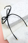 Lace Up Bow Choker - Haute & Rebellious