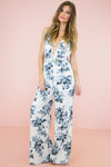 Rose Garden PLunging Jumpsuit - Haute & Rebellious