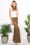 Rand Suede Bell Bottom Pants - Haute & Rebellious