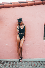 High-Cut One-Piece Swimsuit