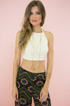 Lindsey Halter Crop Top /// ONLY 1-L LEFT/// - Haute & Rebellious