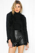 Standing Tall Faux Fur Vest /// Only 1-S Left ///
