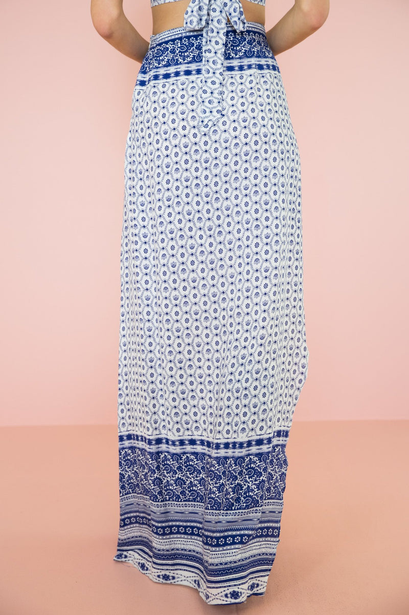 Kaija Flower Print Maxi Skirt - Haute & Rebellious