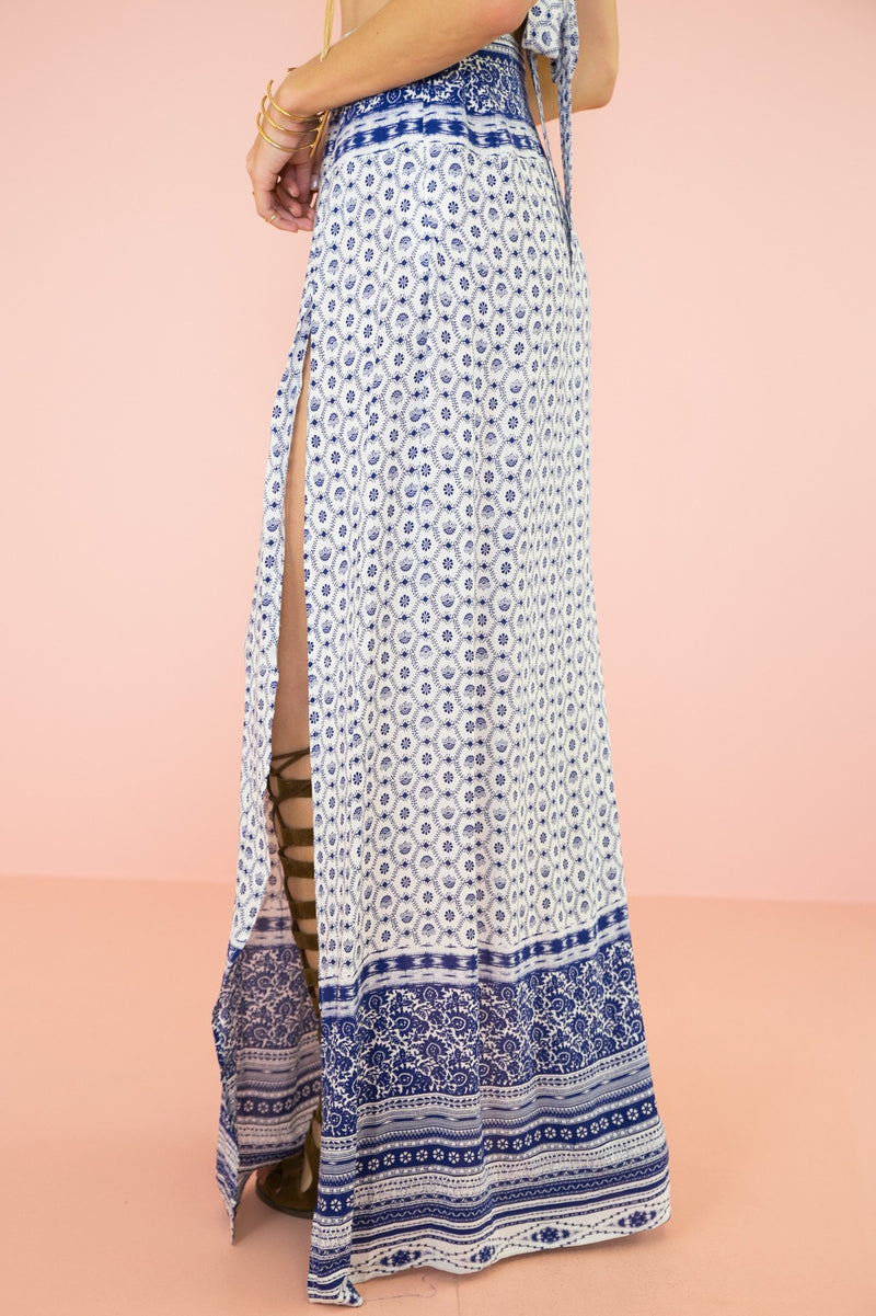 Kaija Flower Print Maxi Skirt - Haute & Rebellious