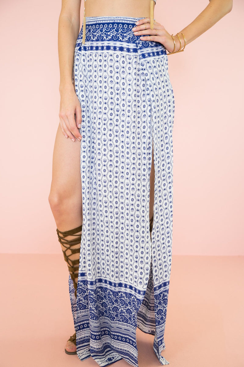 Kaija Flower Print Maxi Skirt - Haute & Rebellious