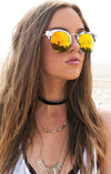 Marble Shades - White/Orange - Haute & Rebellious
