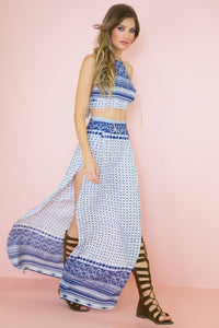 Kaija Flower Print Maxi Skirt - Haute & Rebellious
