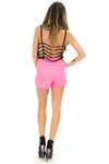 JANETTE NEON QUILTED SHORTS - Haute & Rebellious