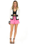 JANETTE NEON QUILTED SHORTS - Haute & Rebellious