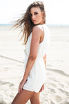 Bestol V-Neck Romper - Ivory - Haute & Rebellious