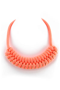 TIGHT ROPE NECKLACE - Peach - Haute & Rebellious