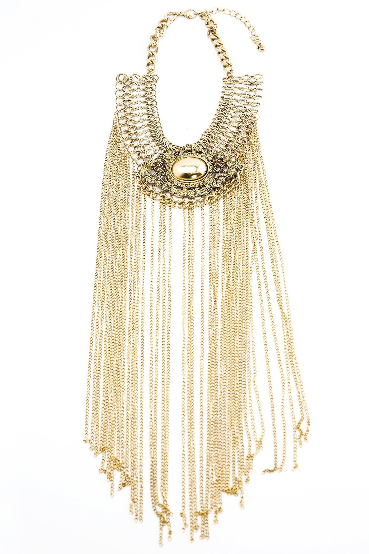Mika Statement Fringe Necklace - Haute & Rebellious