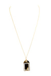 SQUARE CRYSTAL PENDANT NECKLACE - Haute & Rebellious