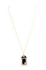 SQUARE CRYSTAL PENDANT NECKLACE - Haute & Rebellious