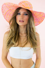 Sunset Park Straw Hat - Pink - Haute & Rebellious