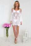 Halana Lace Tunic - White - Haute & Rebellious