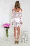 Halana Lace Tunic - White - Haute & Rebellious