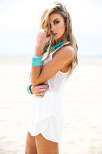 Ester Drawstring  Shorts - White - Haute & Rebellious