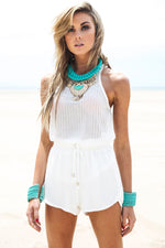 Ester Drawstring  Shorts - White - Haute & Rebellious