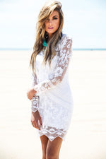 Sadie Long Sleeve Lace Dress - Haute & Rebellious