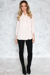 Bow-Tie Chiffon Blouse