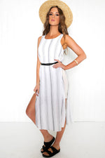 Go Tropic Natural Belted Dress - Haute & Rebellious