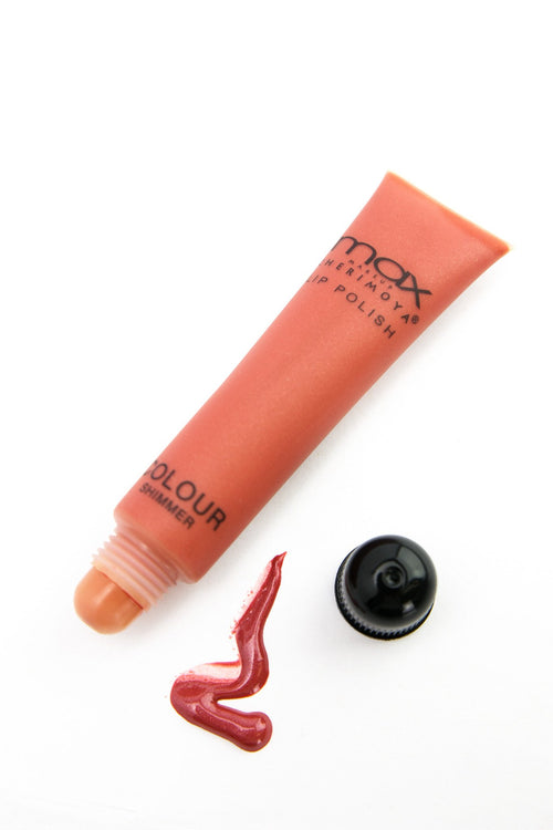 Max Colour Shimmer Lip Polish - Pop-Of Nude - Haute & Rebellious